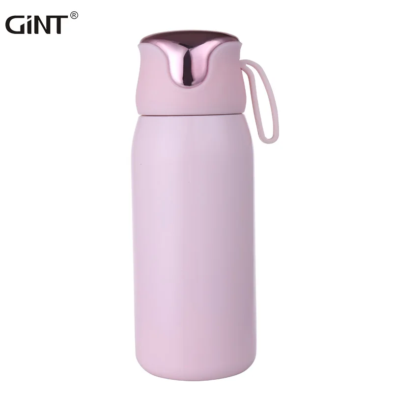 

Cute Ladies Girls Double Wall Stainless Steel Vacuum Hot Cold Water Bottle