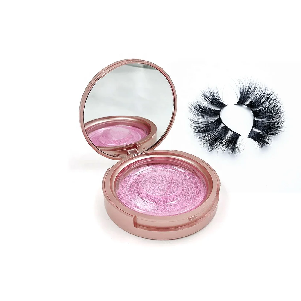 

100 Mink Lash Vendor Custom Logo Lash Box 2021 New Trend 25 mm Mink Lashes