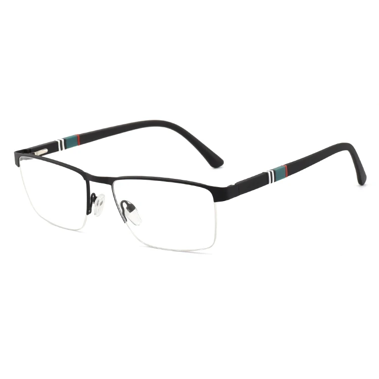 

DOISYER 2021 Korea brand designer rectangle men metal half frame tr90 eye wear eyeglass