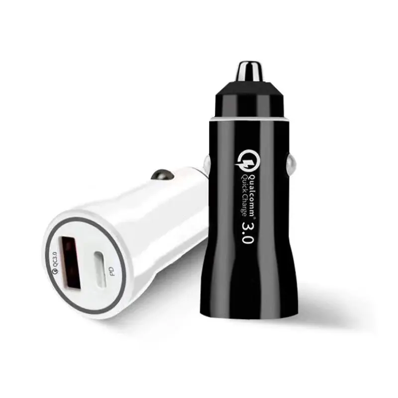 

3.1A Type C Car Charger USB C Phone Fast 2 Port Car Charger Mobile Phone Charging USB Universal Car Charger