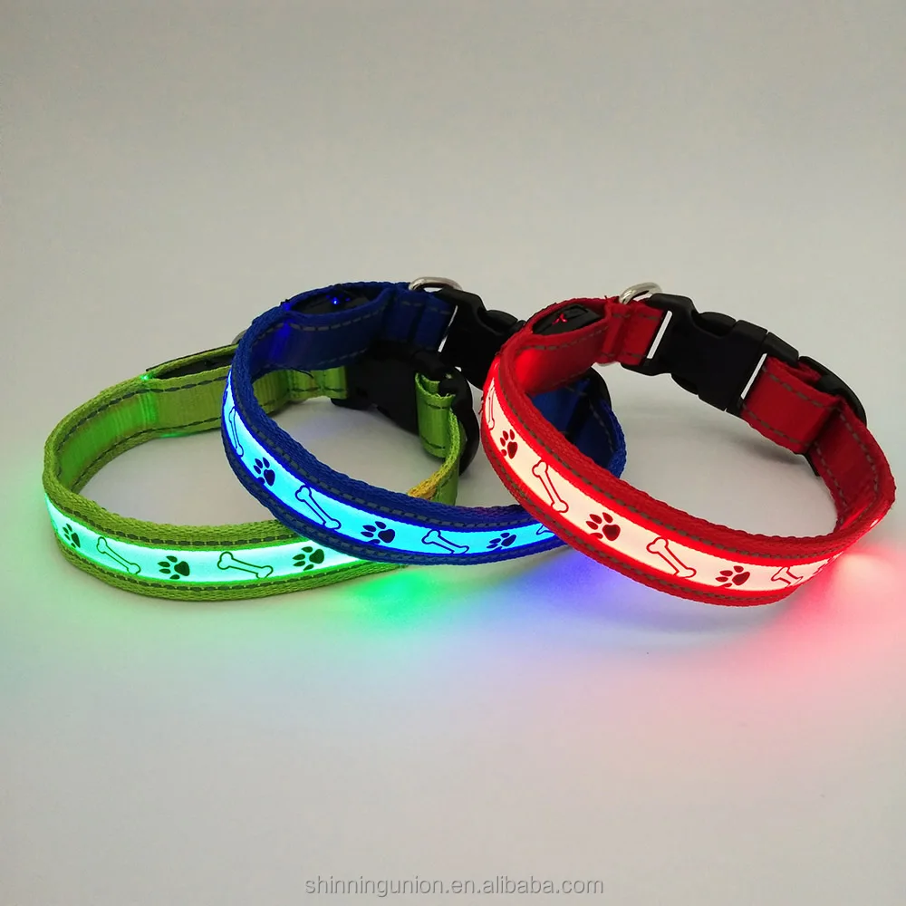 

LED Change Dog Collar - USB Rechargeable LED Glow Dog Collar