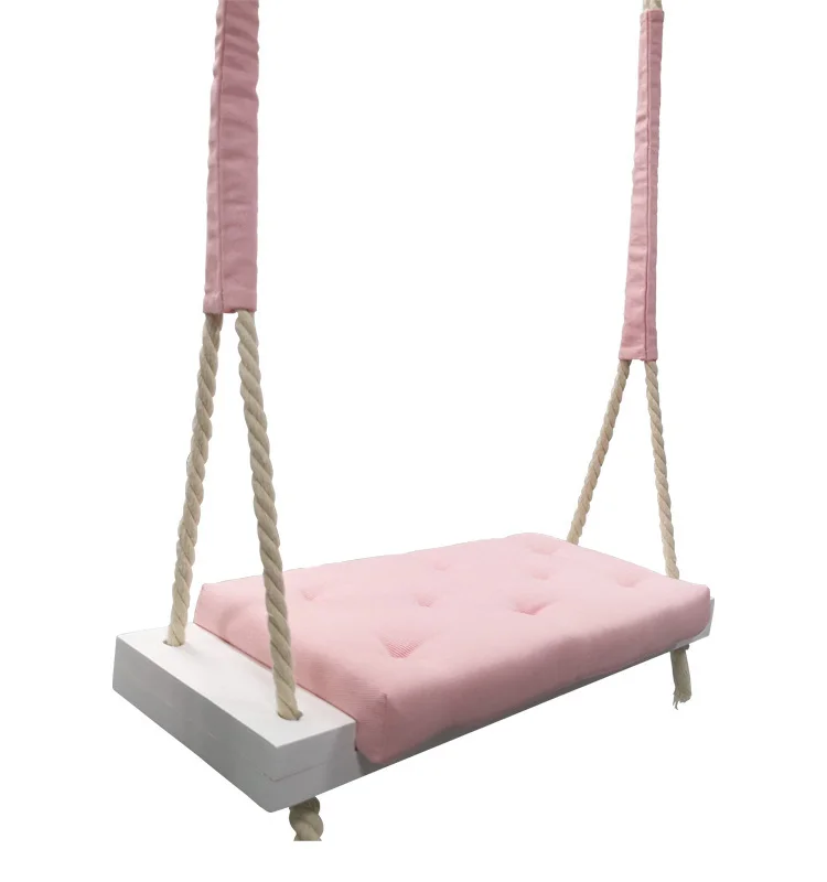 2021 New Children Swing Seat Stand Detachable Wooden Infant Swings Kids