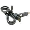 2 in one Micro Type c Cable 8 Pin mi Data USB Charging Cord for Android Phones Tablets