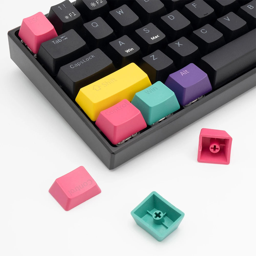 

Velocifire Multi Color Oem Mechanical Keyboard PBT Keycaps Set