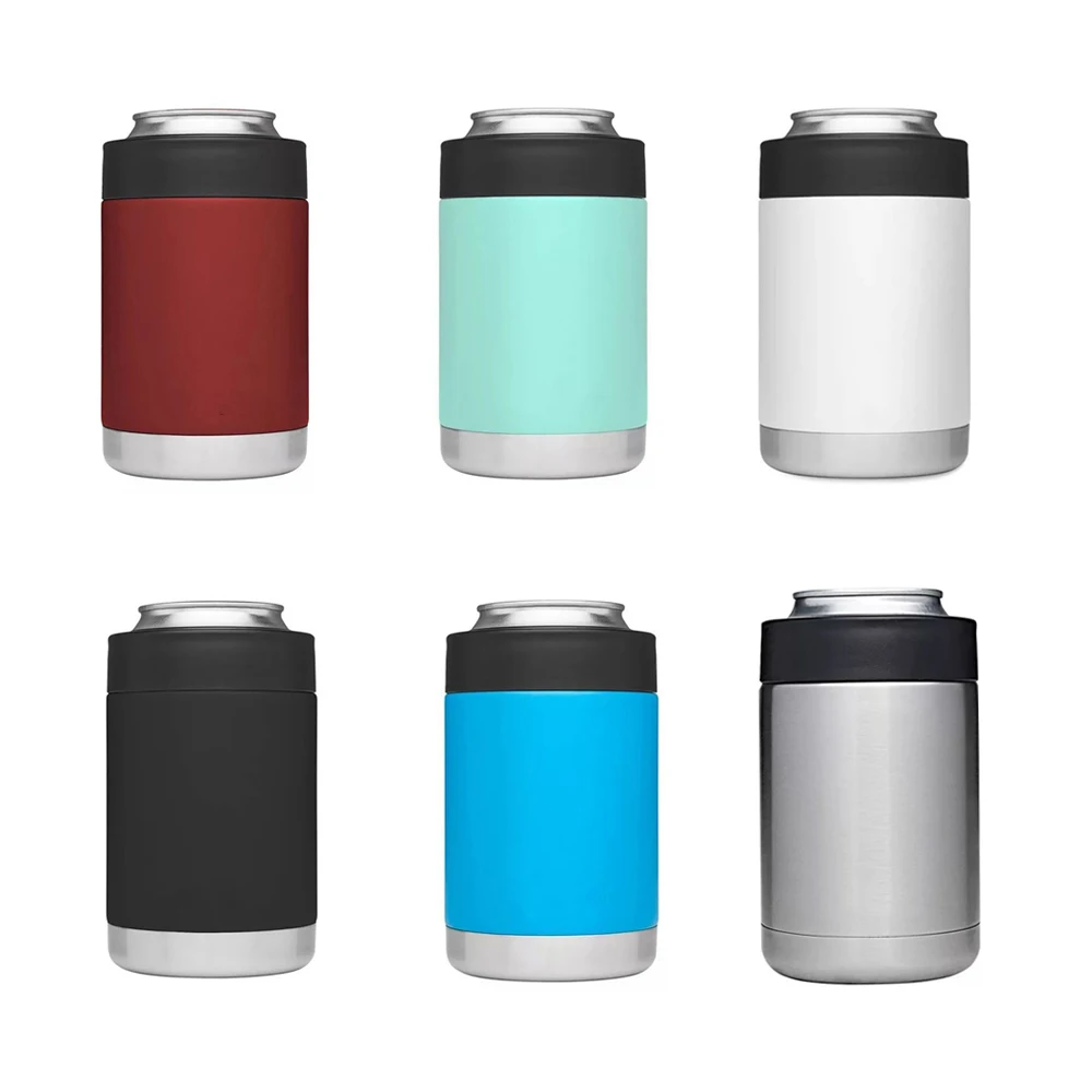 

stainless steel insulator beer can holder double wall vacuum insulated keep cold 12oz/14oz/16oz ramblers Colsters