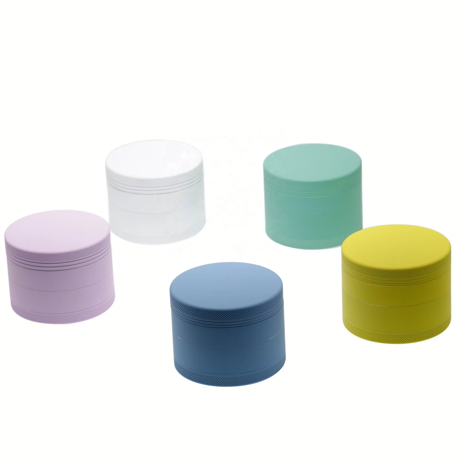 

Diameter  Aluminum Alloy Rubber Paint Tobacco Herb Grinder Creative Macaron Color Cigarette Grinder jhcentury, Picture