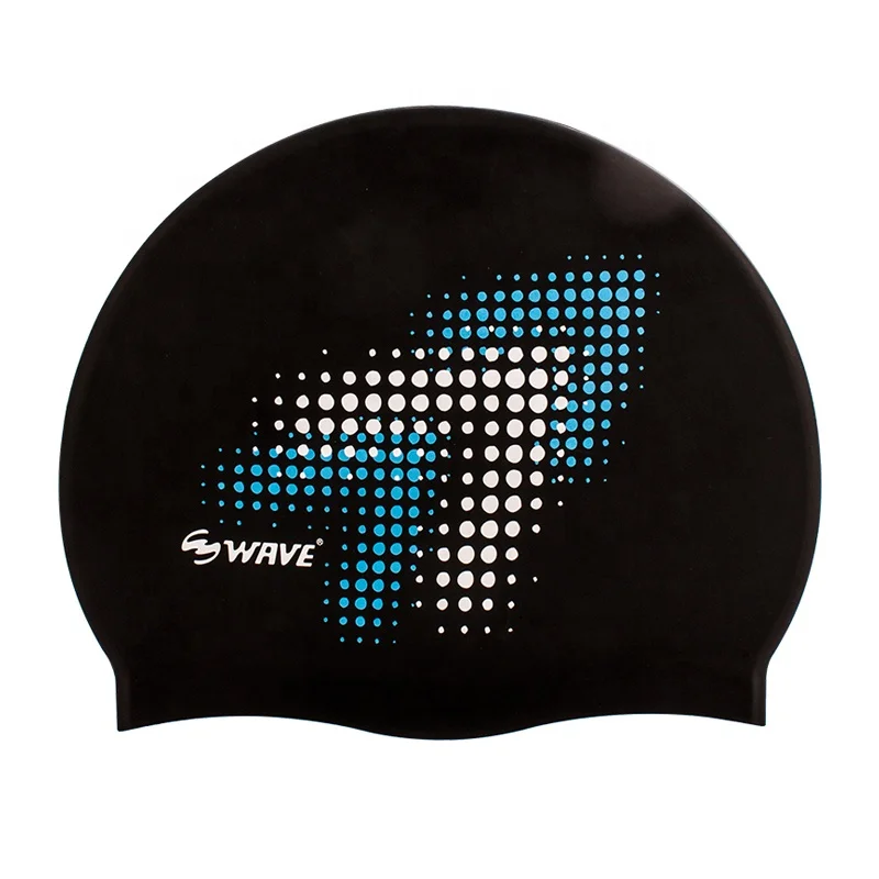 

Guangzhou waterproof blank silicone funny seamless swimming cap with logo, Customized