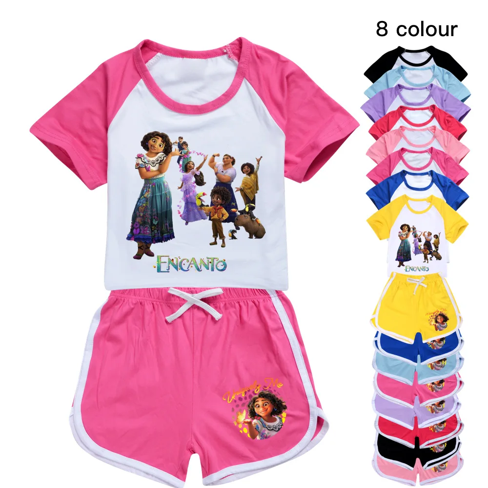 

Magic Full House Encanto100-170 Kids T-shirt Shorts Sports Suit 1700