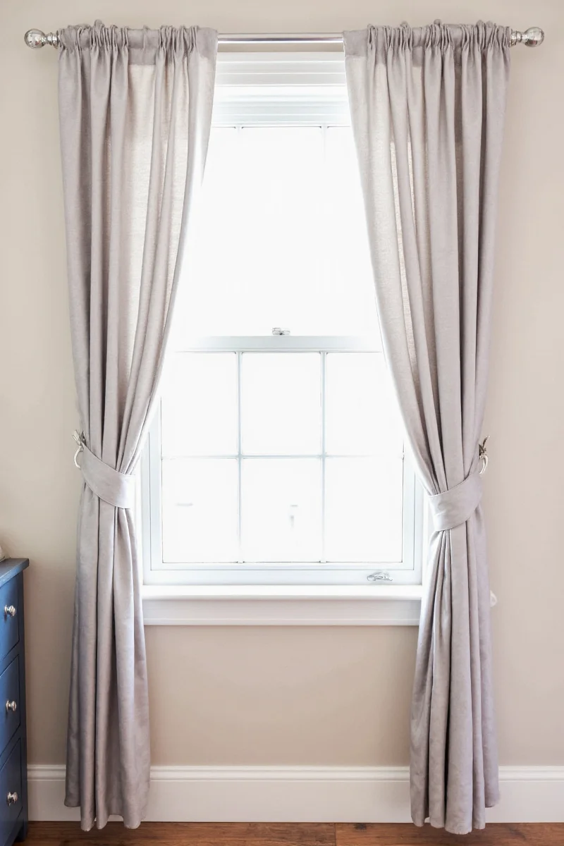 Shelf Used as Curtain Rod