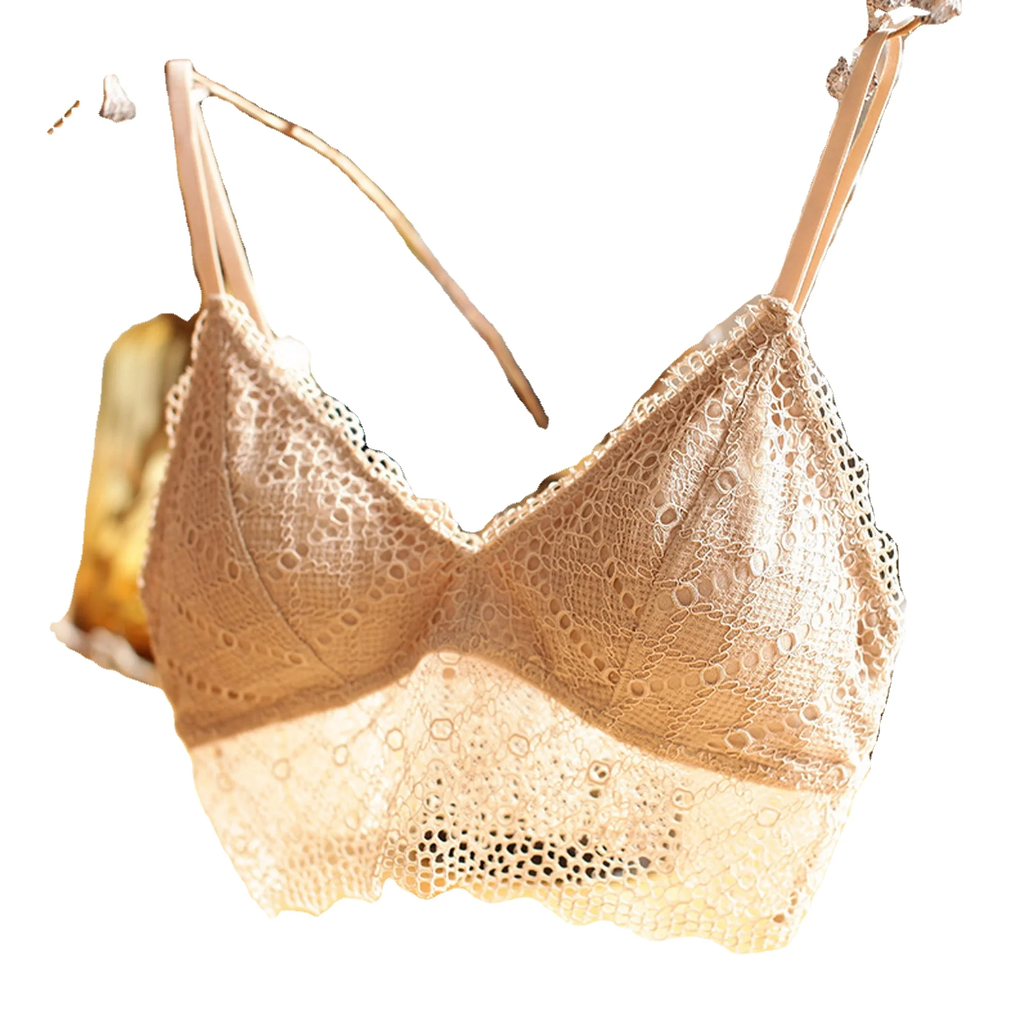 
new design Simple Sexy Woman Lace Breathable seamless Bra 
