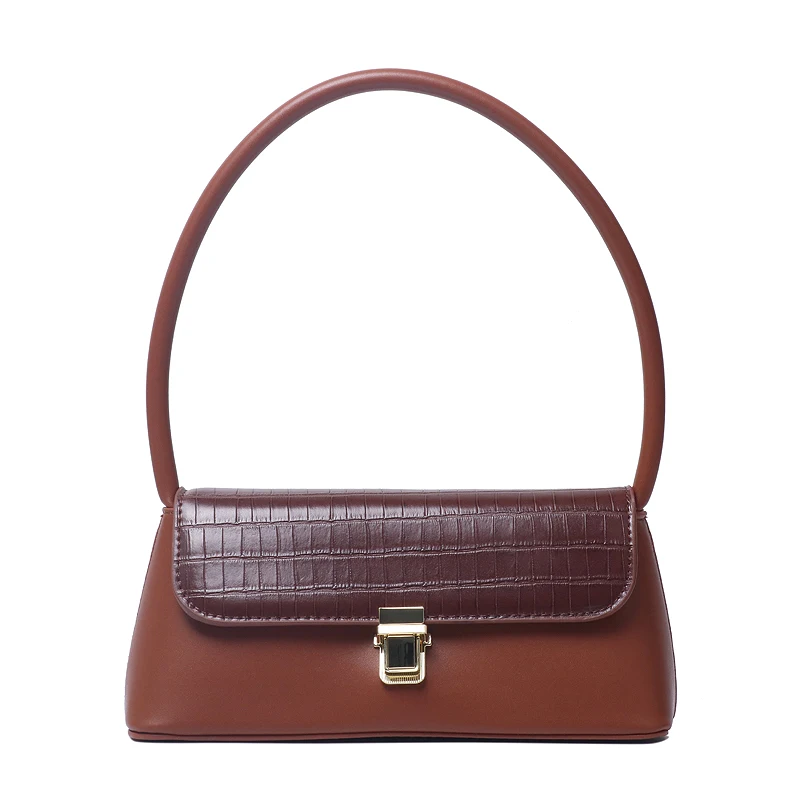 

Wholesale Fashion Hot Sale Pu Leather Crocodile Pattern Handbag Good Quality Shoulder Bags for Women