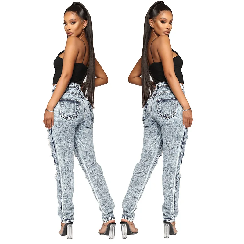 Waist Split Thigh Wide Leg High Waist 
