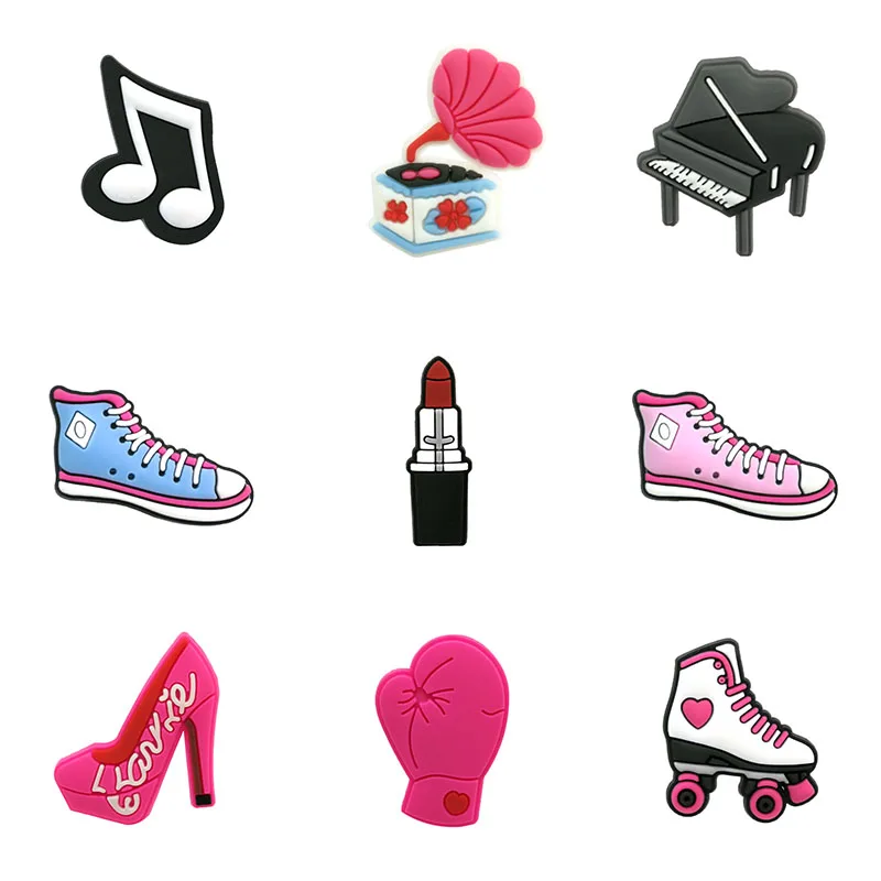 

Skates pvc rubber shoe lace charms jibitz for croc clog shoes decoration custom charms for wholesale Via DHL/Fedex