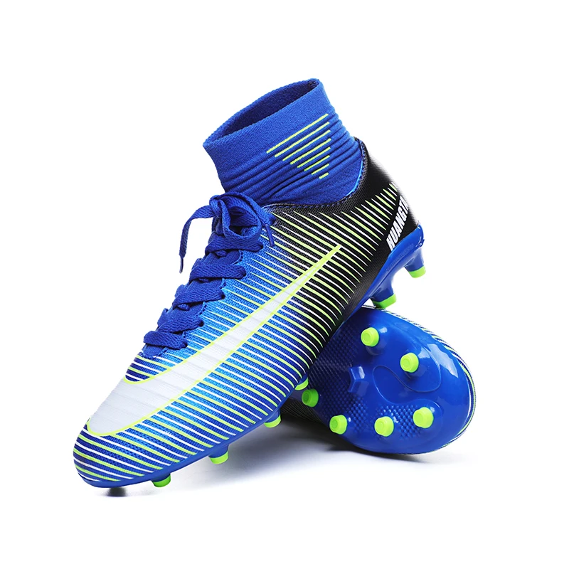
Football shoes for synthetic grass broken nail style soccer boots high ankle shoes outdoor sports shoes 
