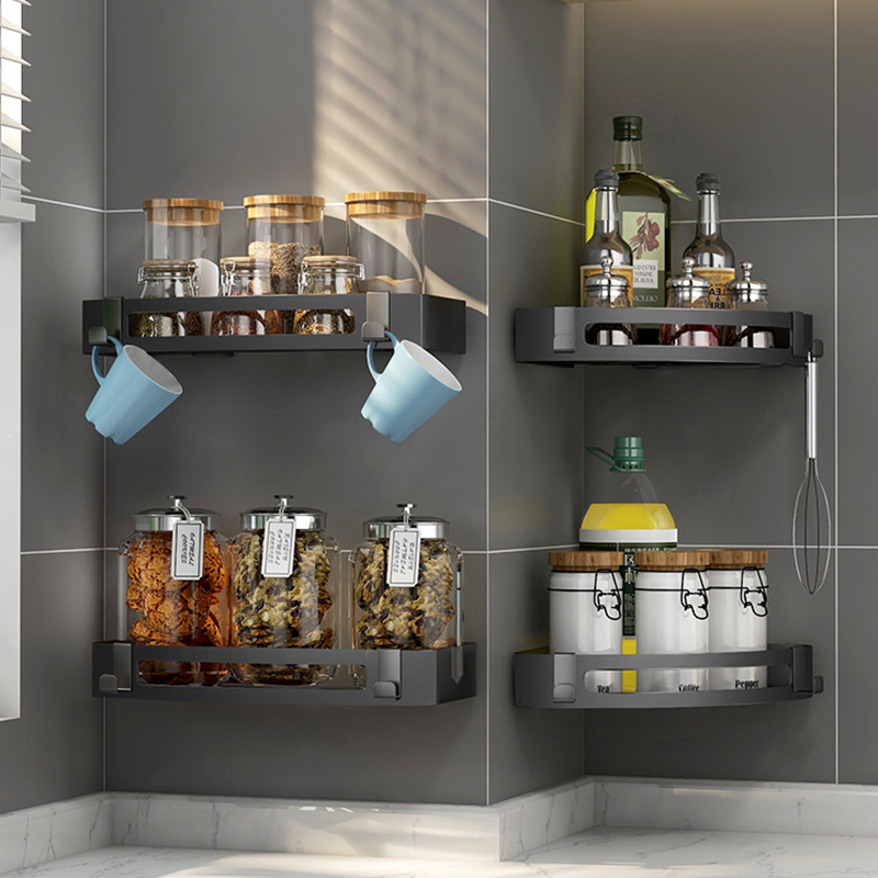

Stainless Steel Storage Rack Silver Corner Shelf Bathroom Triangle Shelves Shower Corner Shelf -