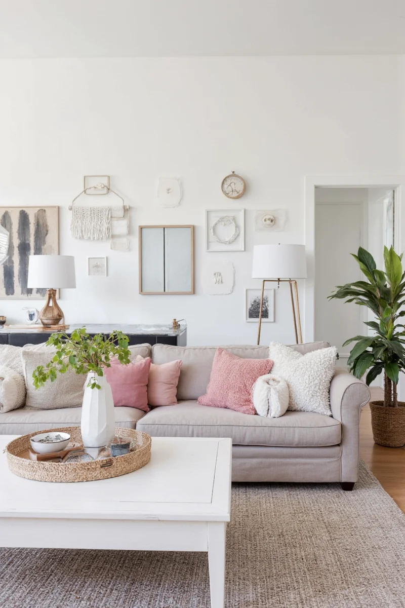 Play area with multi-functional furniture