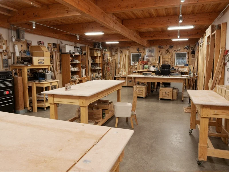 Woodworking studio in Lake City Minnesota
