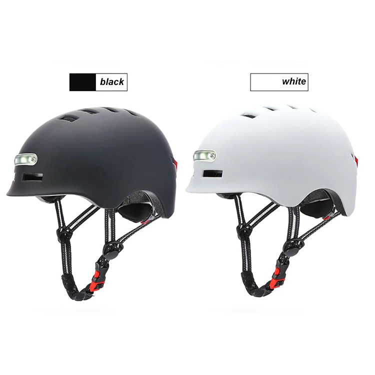 
Light electric scooter bicycle helmet with lamp for outdoor 
