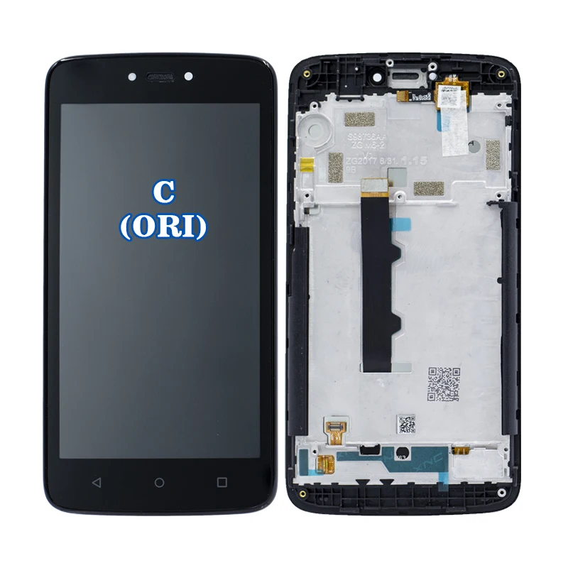 

Mobile phone display pantallas lcd con marco for motorola moto C with frame