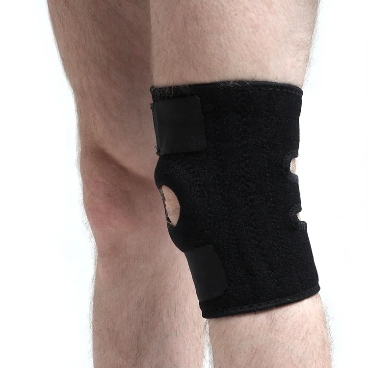 

Men Women Pressurized Knee Support Protector Fitness Elastic Sports Volleyball Kneepad, Black or customized color