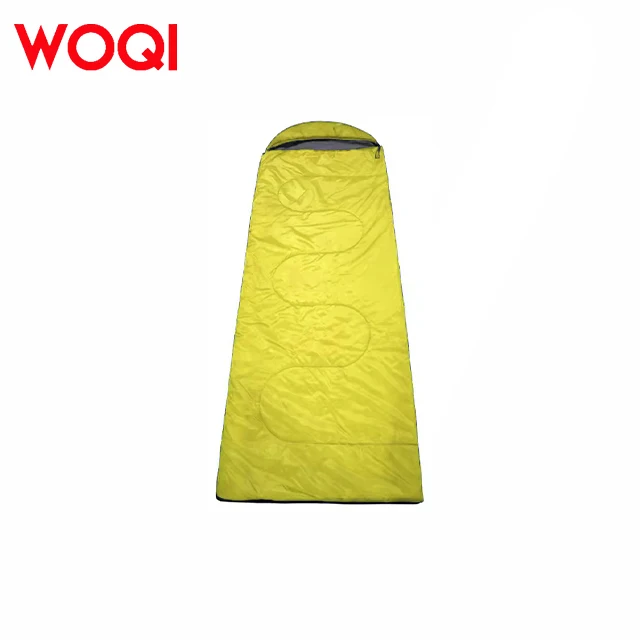WOQI Factory Wholesale Portable  Waterproof -10 Sleeping Bag Adults 4 Seasons Polyester Indoor Outdoor Winter Cold Weather