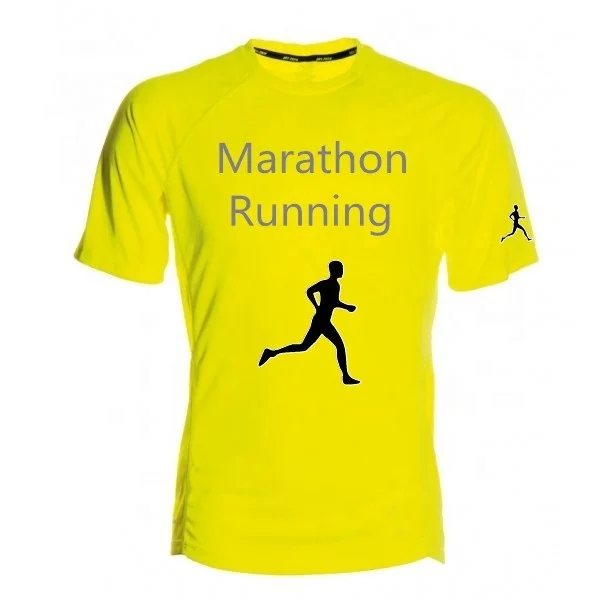 Marathon_ fluo yellow t shirt