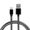 TKETAI Fishnet Nylon Braided USB Type C Micro 8 Pin Charging Cable Mobile Phone Power Line 3.3FT/1M [Red Blue White Black]