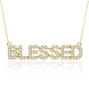 New Arrival Fashion Personalized Gothic Babygirl Nameplate Necklace