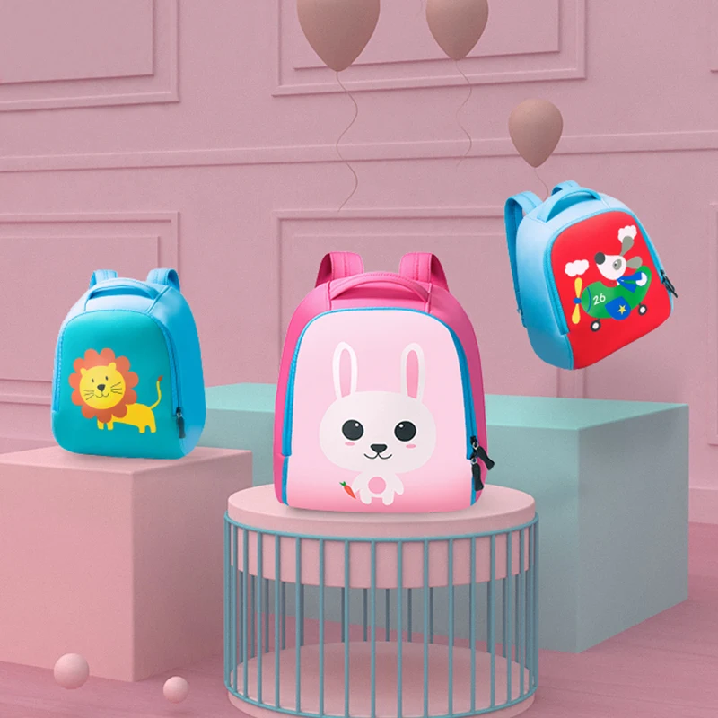 

Children animals school backpack design boy girls kindergarten kids school bags