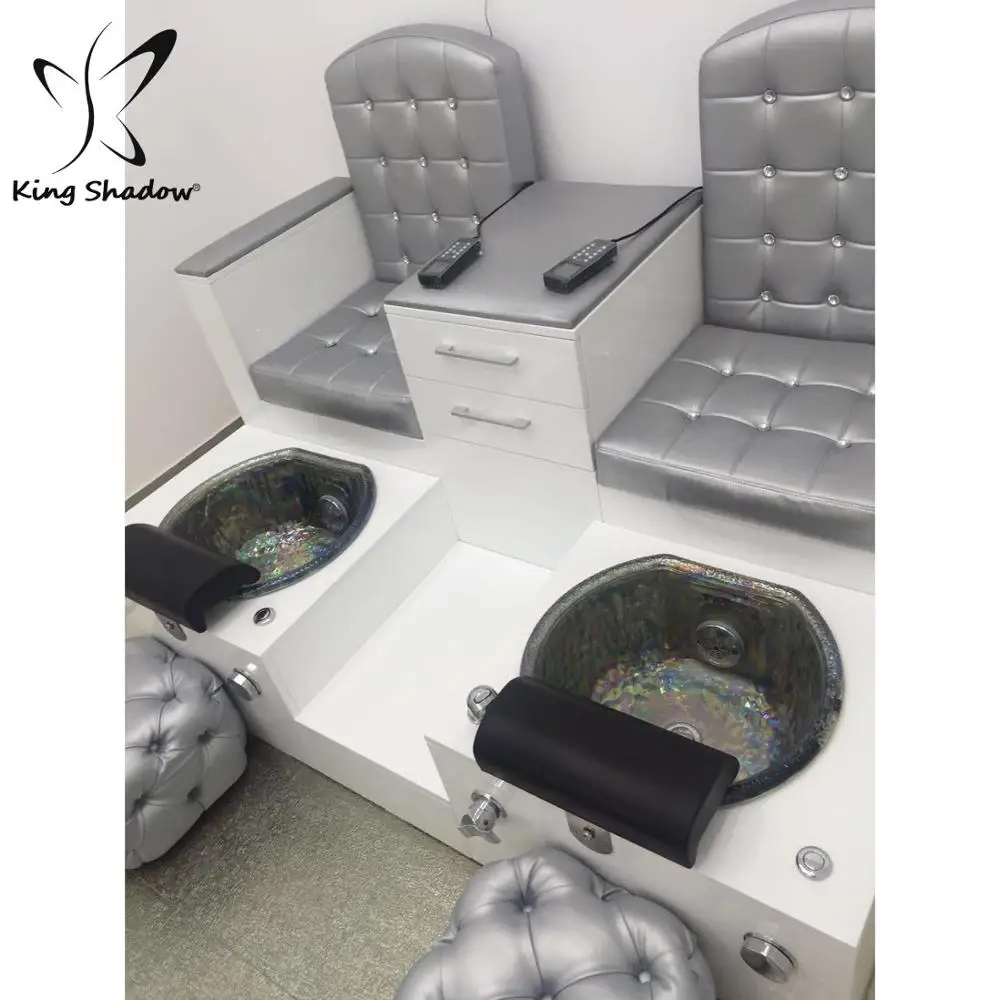 

Foot wash pedicure chair and massage double pedicure chair