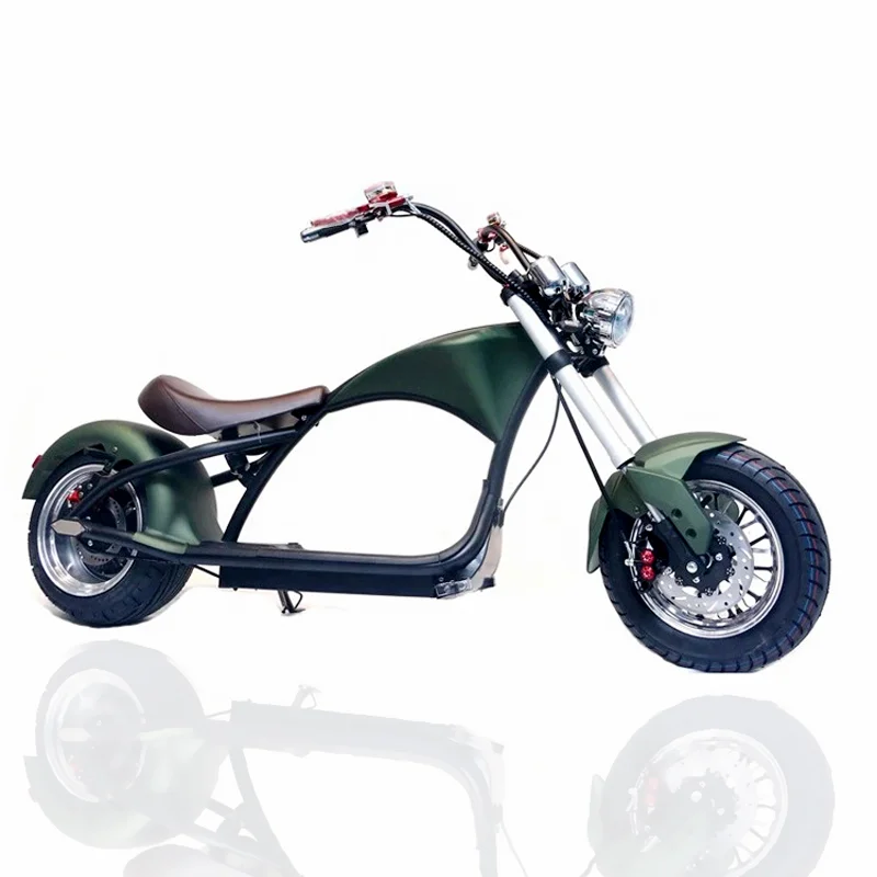 

EEC Citycoco Electric Scooter 1000w 2000w 3000w seev Harleys City coco Motorcycle Scooters with Fat Bike Tire 20A 30A 90KM Range, Black