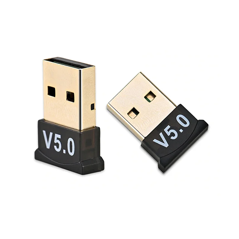 

Factory Direct Supply Bulk Sale Mini USB Bt 5.0 Dongle CSR V5.0 receiver adapter Support Windows Systems Easy Use Plug and Play, Black