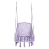 HR Square Swing Hammock Chair indoor outdoor PATIO SWING, rope hanging swing chair
