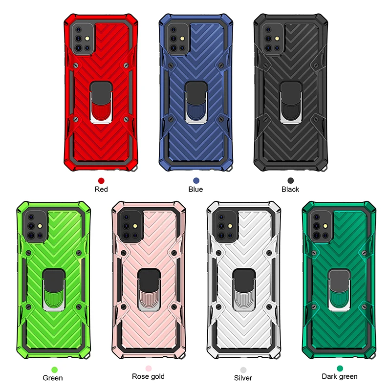 

for samsung a02s/a03s/a21 New arrival case Luxury shockproof kickstand Mobile Phone Case For samsung a51, 5 colors