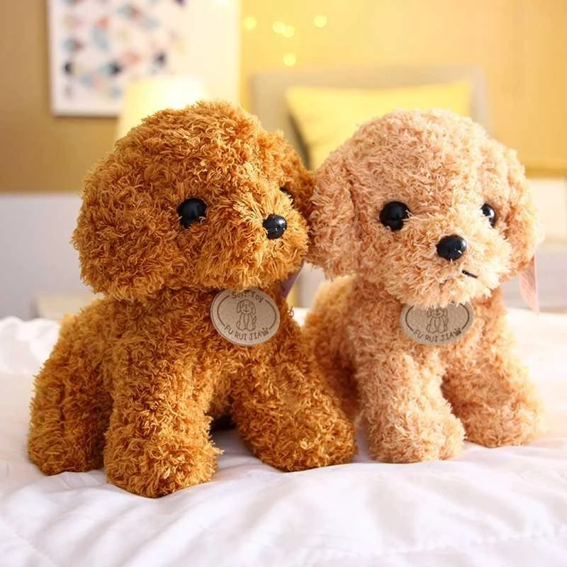 lifelike teddy dog toy