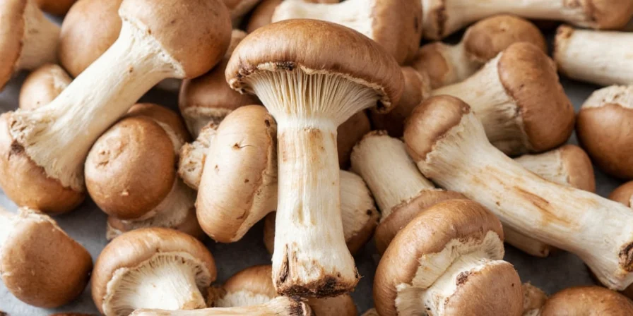 Healthy mushroom dishes on a rustic table