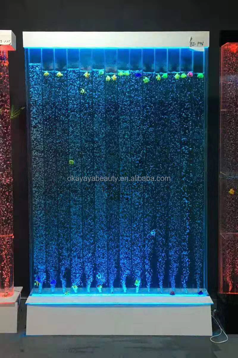 Living Room Bubble Water Wall Screen Decorative Led Water Bubble With