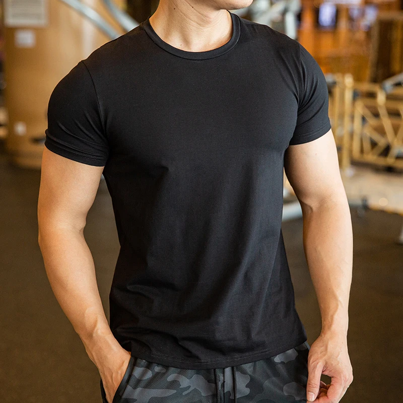 

Wholesale Custom High Quality Sports tshirt Fitness Gym Tee Shirts Blank Gym Men's t-shirts