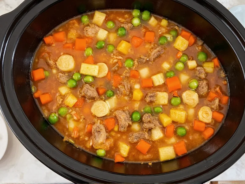 Perfect Vegetable Soup with Beef Crock Pot Recipe