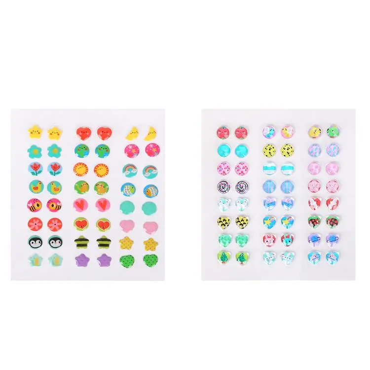 

kids earrings sticker waterproof removable earrings sticker easy to apply