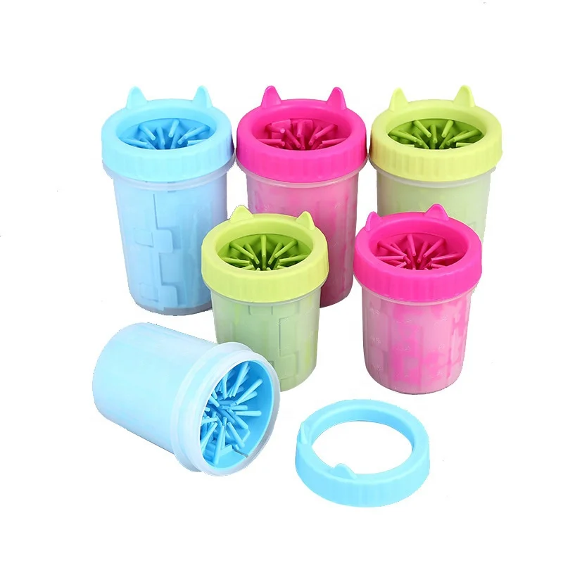 

New Design Cute Pet Animal Dog Cleaner Food Washing Cup, Customized