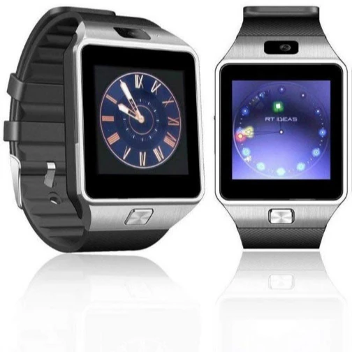 

2021 New Fashion BT 5.0 Smart Watch Dz09 Smartwatch Support Sim Tf Card Camera Fitness_Watch_Smart_Bracelet, Black white sliver gold