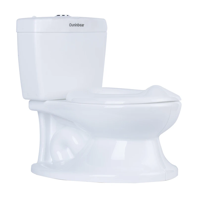 

New Style Toddler Size Plastic Toilet For Training Kids, White