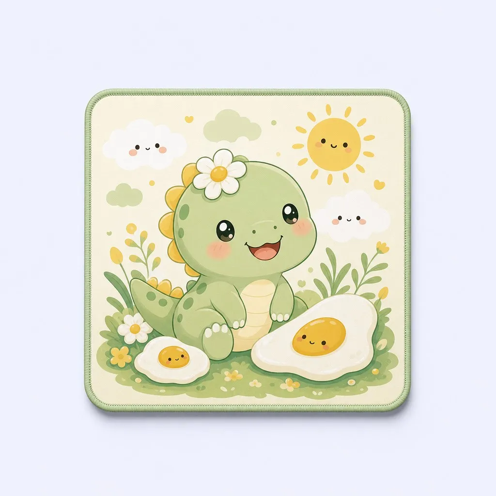 Happy Little Dino with Daisy and Sunny Eggs