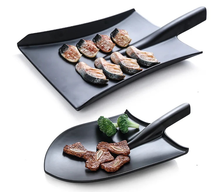 

Free Shipping Hot Selling European shovels Style Tableware Platter Bowl Dinnerware Shovel Plate Dish