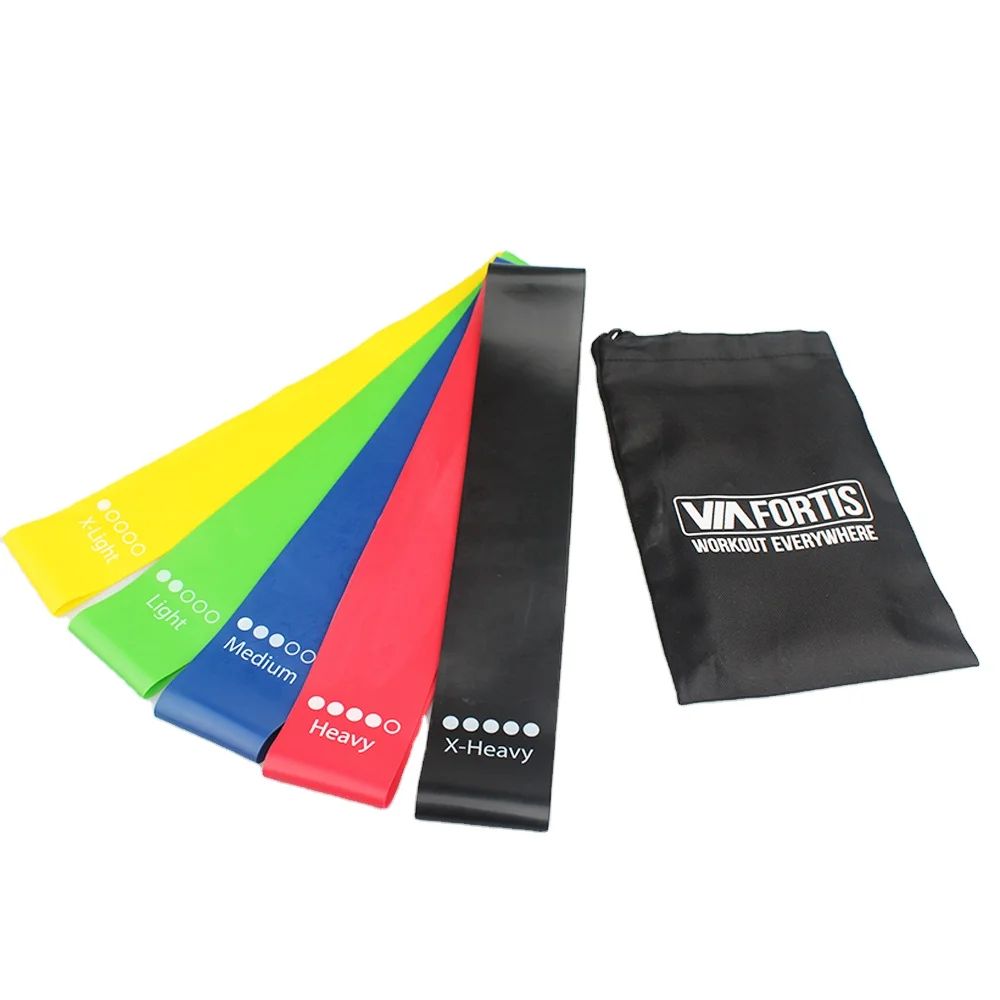

Custom Print Natural Latex oem Resistance Bands Set for Stretching Exercise, Red,black,purple,green,blue,orange,yellow,grey