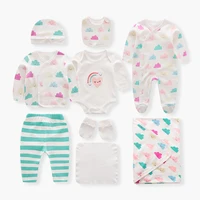 

Wholesale 100%Cotton Newborn Baby Gift Sets Girls Infant Gift Sets for Summer and Spring