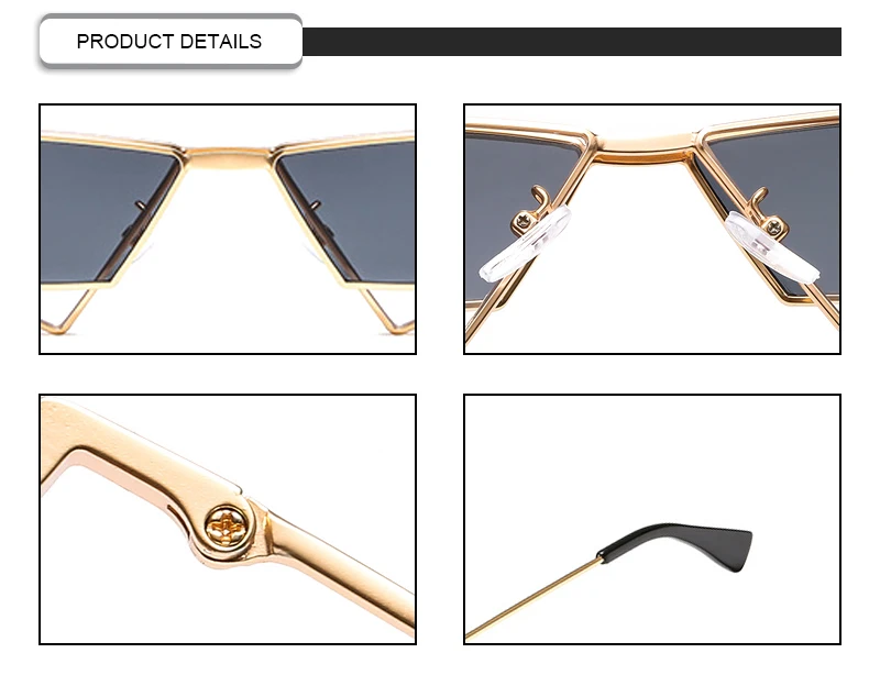 Customized Logo New Fashion Double-layer Overturning Women Men Sunglasses