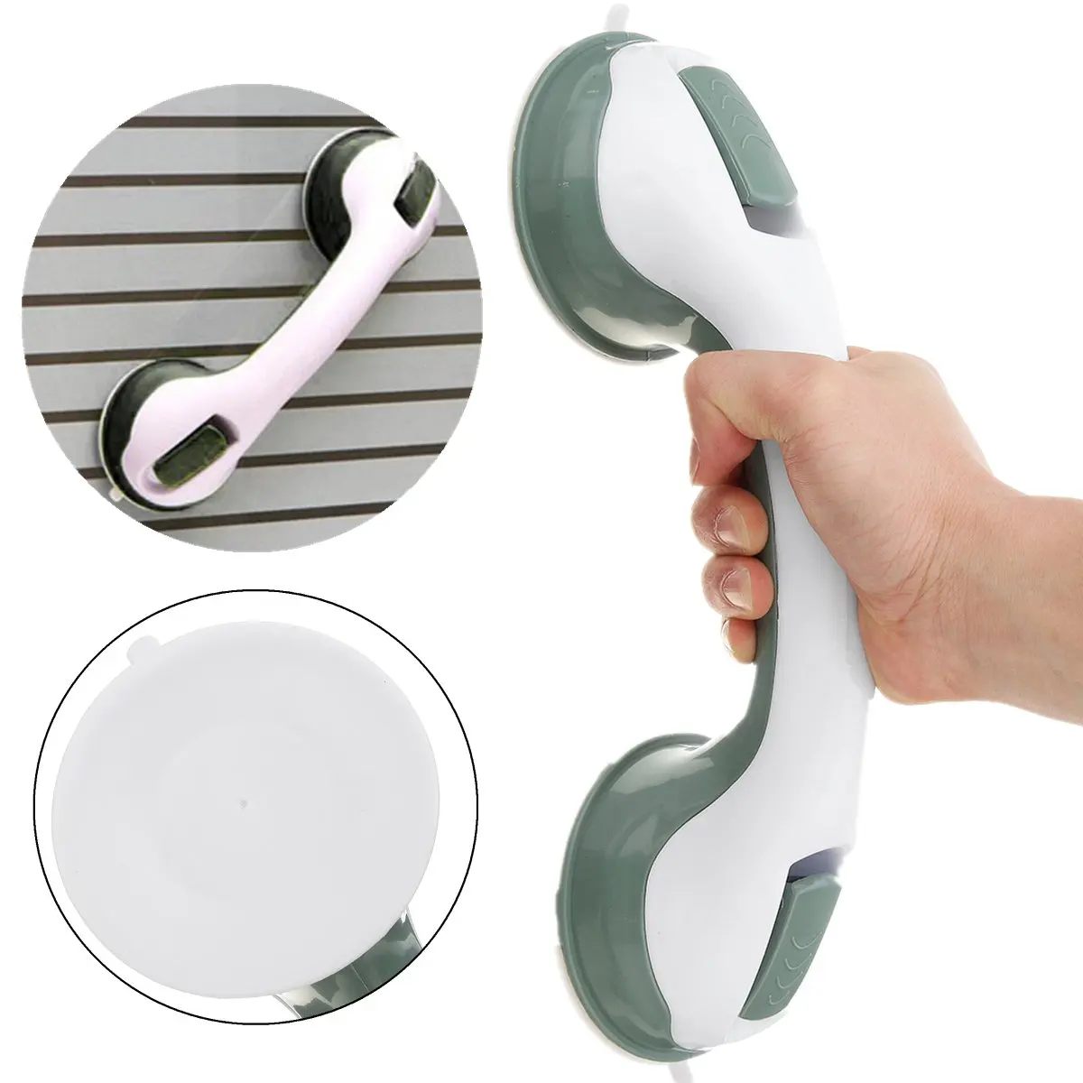 

Amazon Hot Sale New Product Plastic Sucker Handle Bathroom Sucker Armrest Hand Grip Handrail Keeping Balance For Children