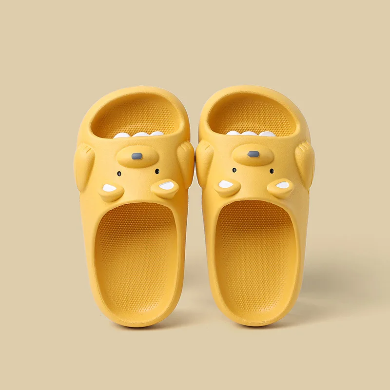 

Children's slippers soft soles household flip-flops wear cartoon cute boys and girls baby beach shoes cool slippers